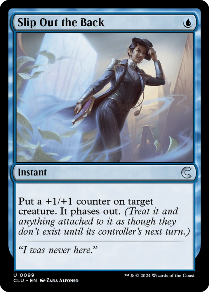 Slip Out the Back [Ravnica: Clue Edition] Magic: The Gathering