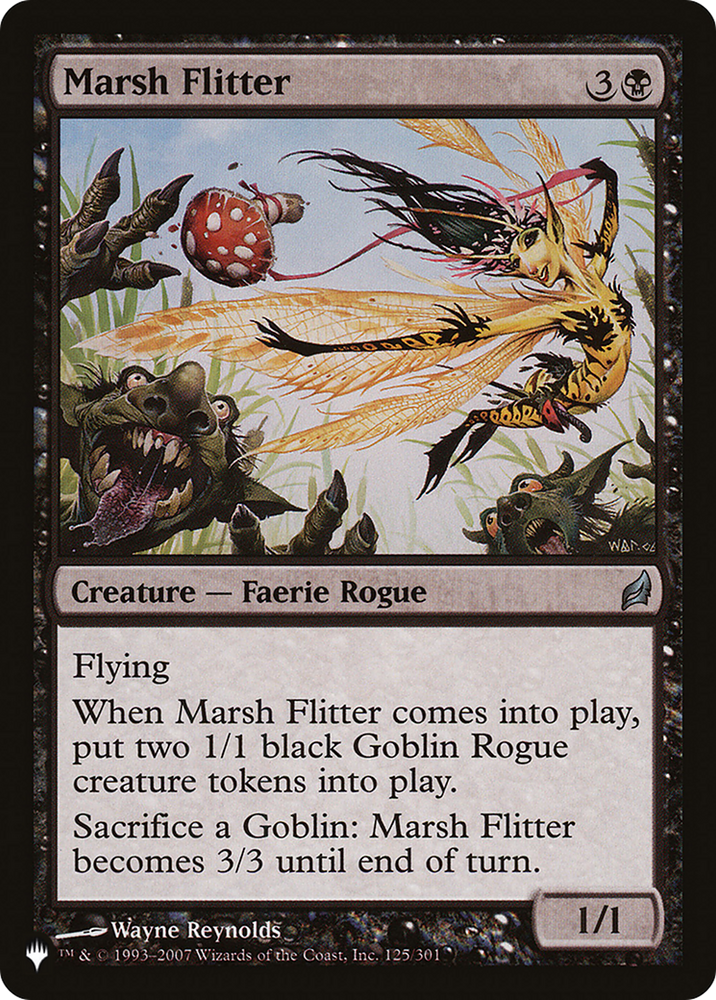 Marsh Flitter [The List] Magic: The Gathering