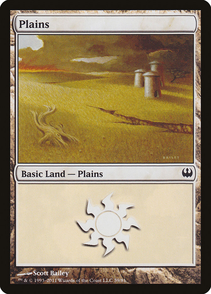 Plains (39) [Duel Decks: Knights vs. Dragons] Magic: The Gathering