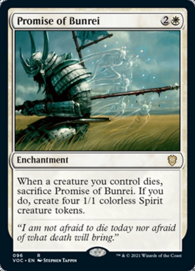 Promise of Bunrei [Innistrad: Crimson Vow Commander] Magic: The Gathering