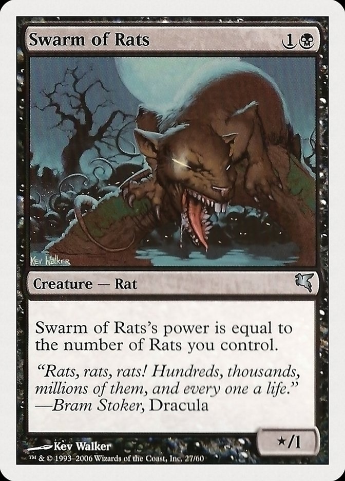 Swarm of Rats (27) [Hachette UK] Magic: The Gathering