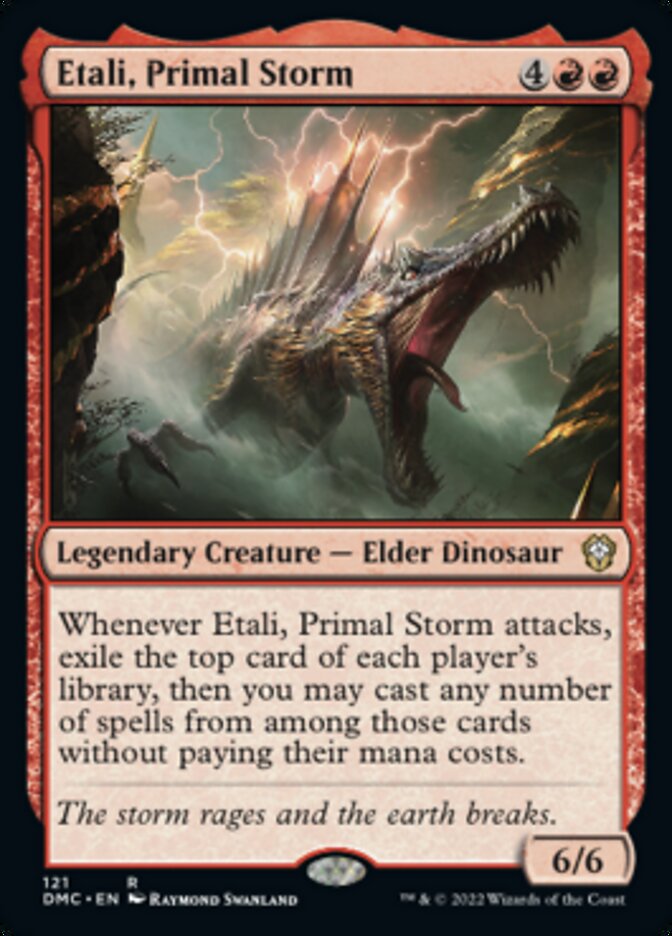 Etali, Primal Storm [Dominaria United Commander] Magic: The Gathering