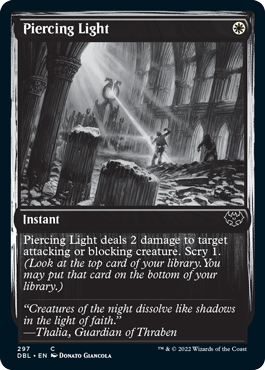 Piercing Light [Innistrad: Double Feature] Magic: The Gathering