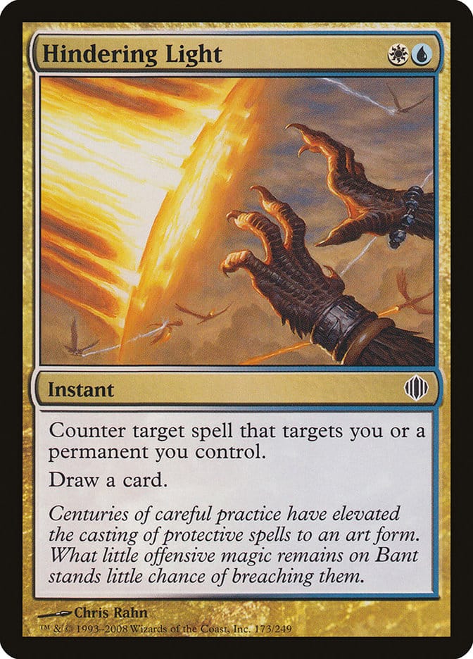 Hindering Light [Shards of Alara] Magic: The Gathering