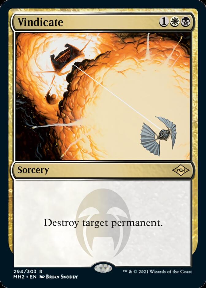 Vindicate (Foil Etched) [Modern Horizons 2] Magic: The Gathering