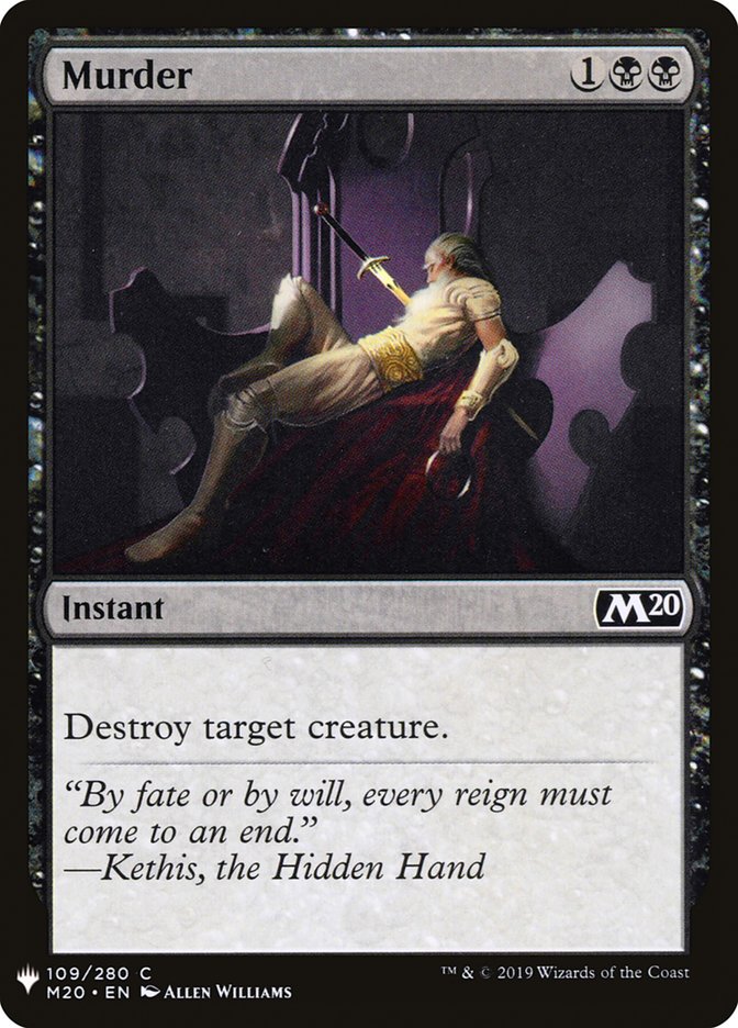 Murder [Mystery Booster] Magic: The Gathering