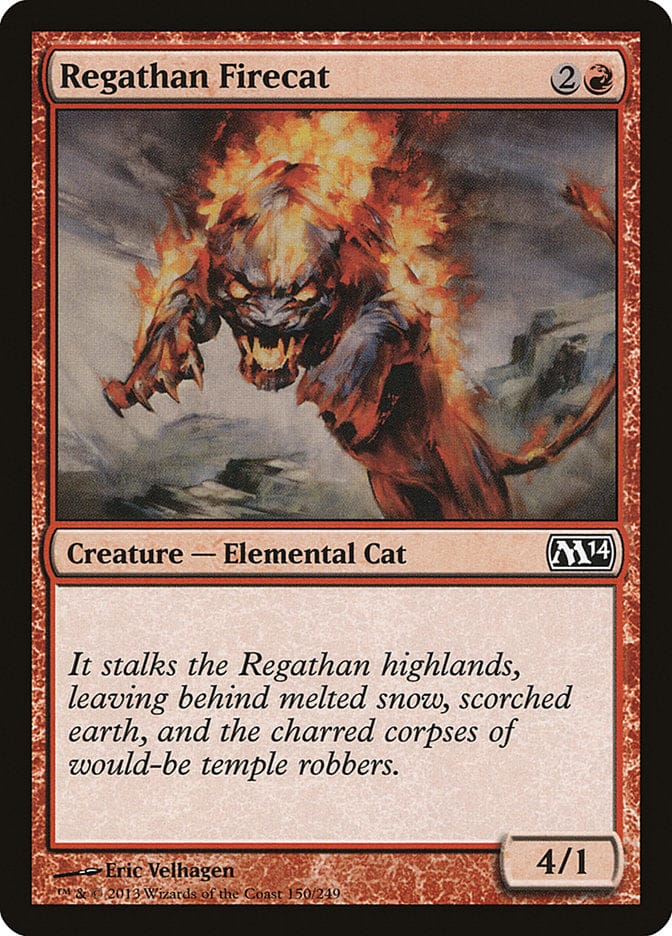 Regathan Firecat [Magic 2014] Magic: The Gathering
