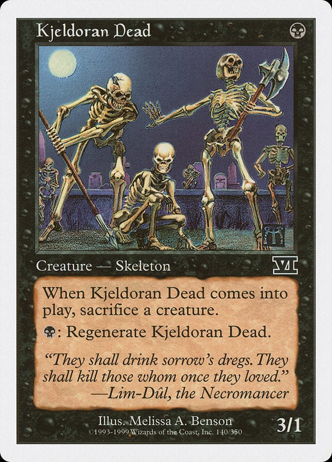 Kjeldoran Dead [Classic Sixth Edition] Magic: The Gathering