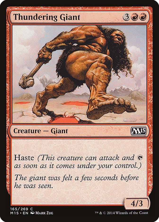 Thundering Giant [Magic 2015] Magic: The Gathering