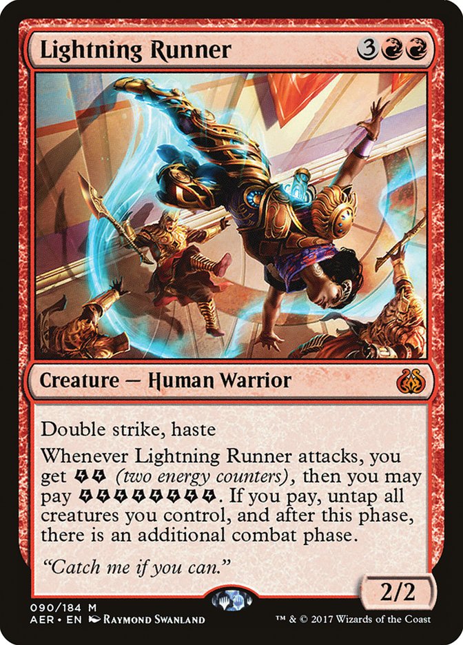 Lightning Runner [Aether Revolt] Magic: The Gathering