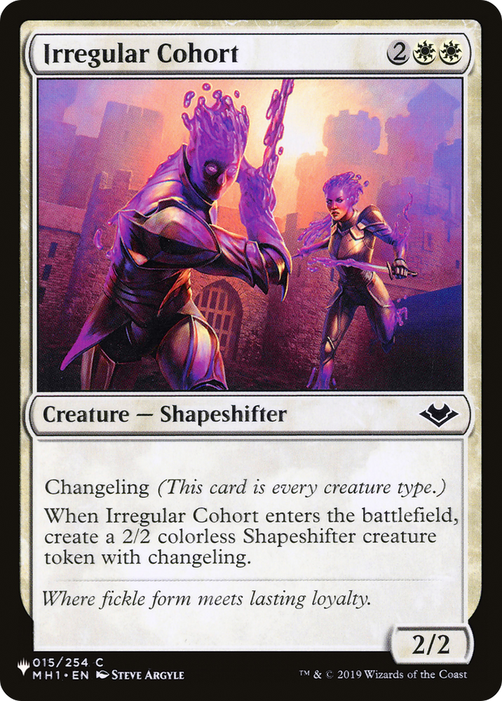 Irregular Cohort [The List] Magic: The Gathering