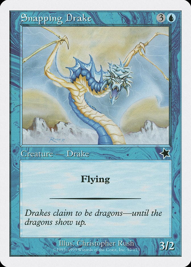 Snapping Drake [Starter 1999] Magic: The Gathering