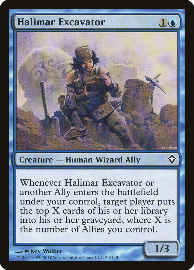 Halimar Excavator [Worldwake] Magic: The Gathering