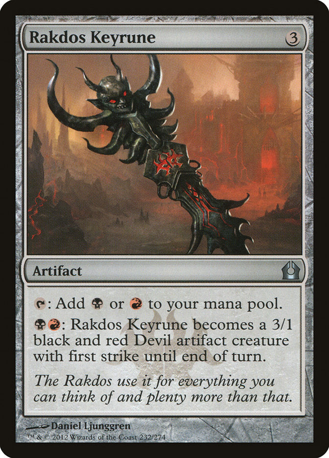 Rakdos Keyrune [Return to Ravnica] Magic: The Gathering