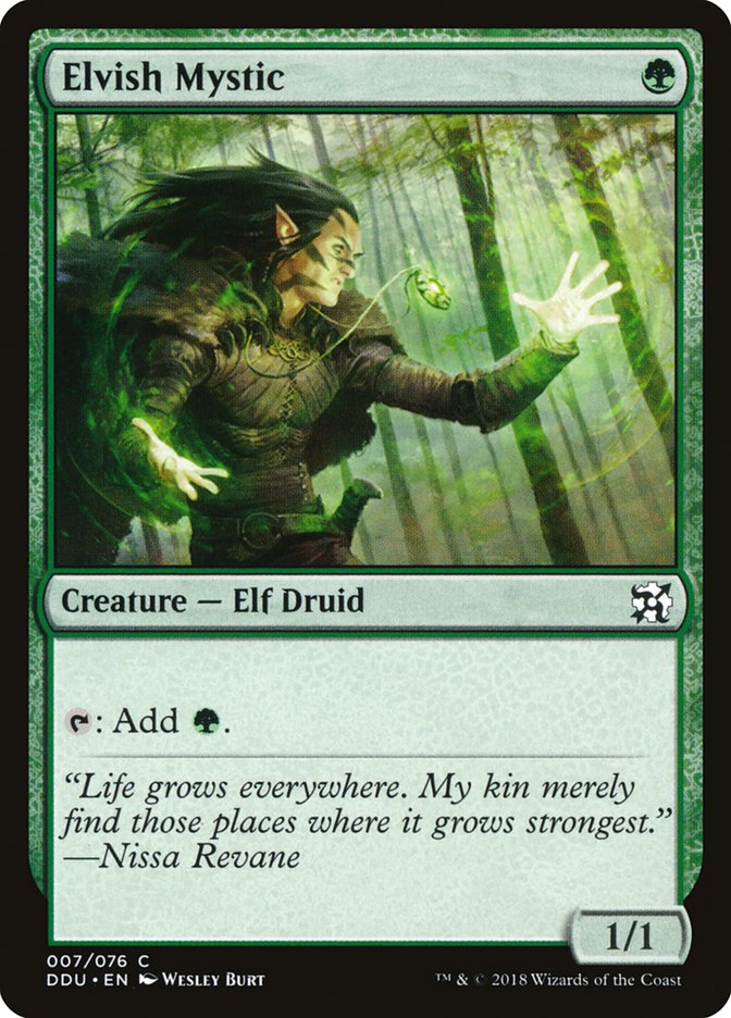 Elvish Mystic [Duel Decks: Elves vs. Inventors] Magic: The Gathering