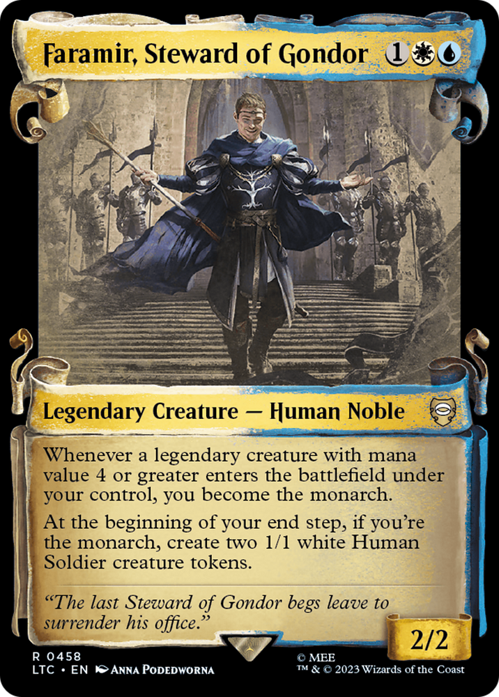 Faramir, Steward of Gondor [The Lord of the Rings: Tales of Middle-Earth Commander Showcase Scrolls] Magic: The Gathering