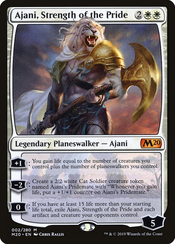 Ajani, Strength of the Pride [Core Set 2020] Magic: The Gathering