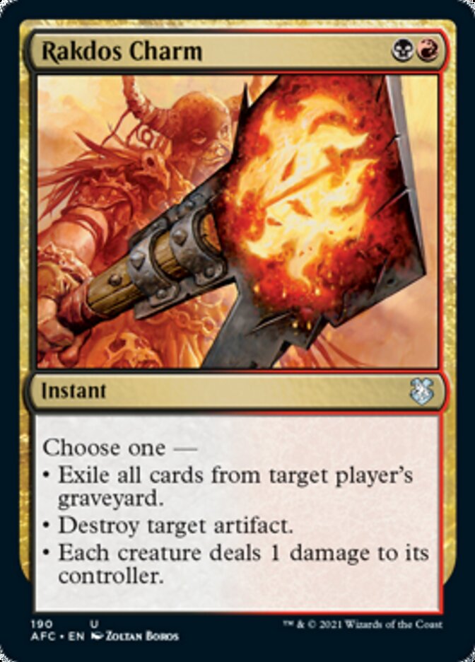 Rakdos Charm [Dungeons & Dragons: Adventures in the Forgotten Realms Commander] Magic: The Gathering