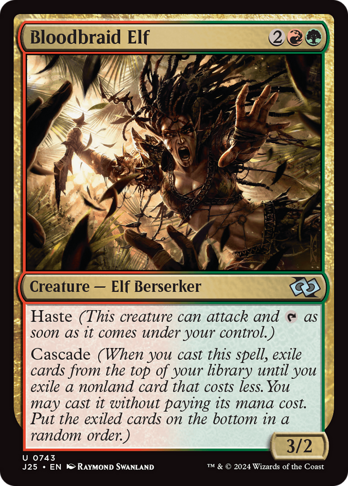 Bloodbraid Elf [Foundations Jumpstart] Magic: The Gathering