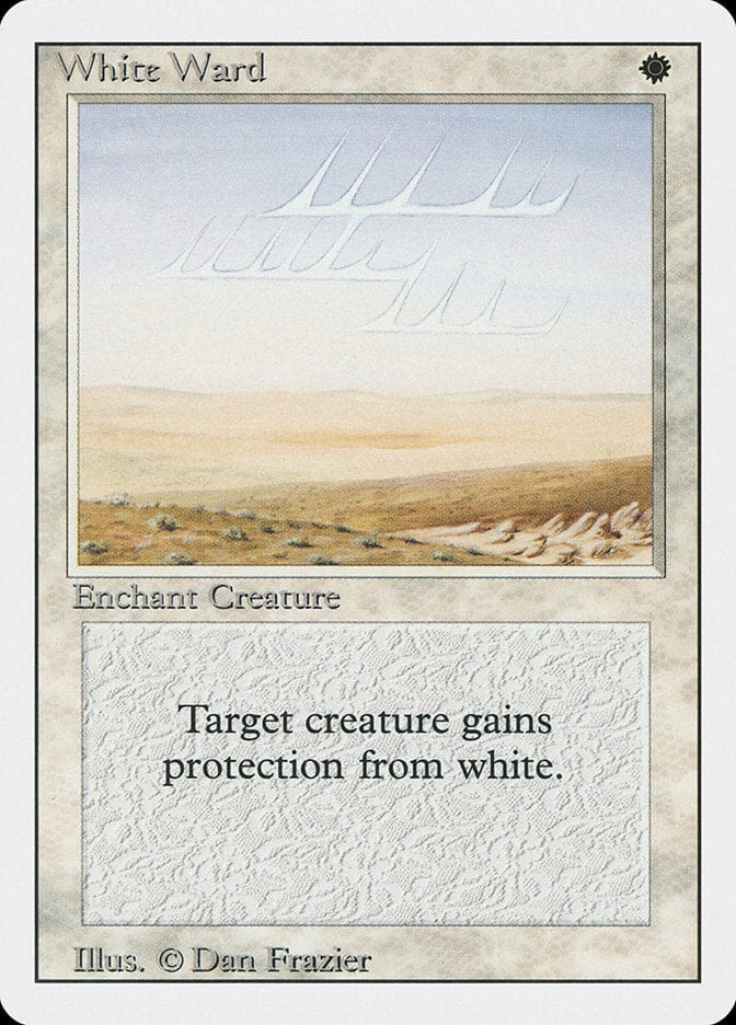 White Ward [Revised Edition] Magic: The Gathering