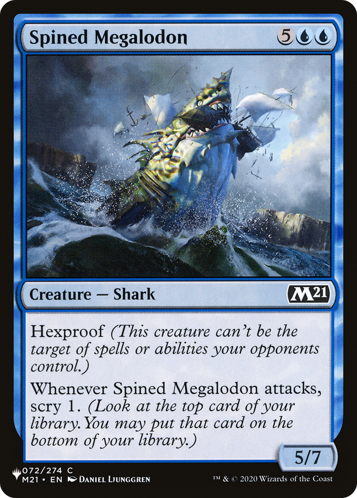 Spined Megalodon [The List] Magic: The Gathering