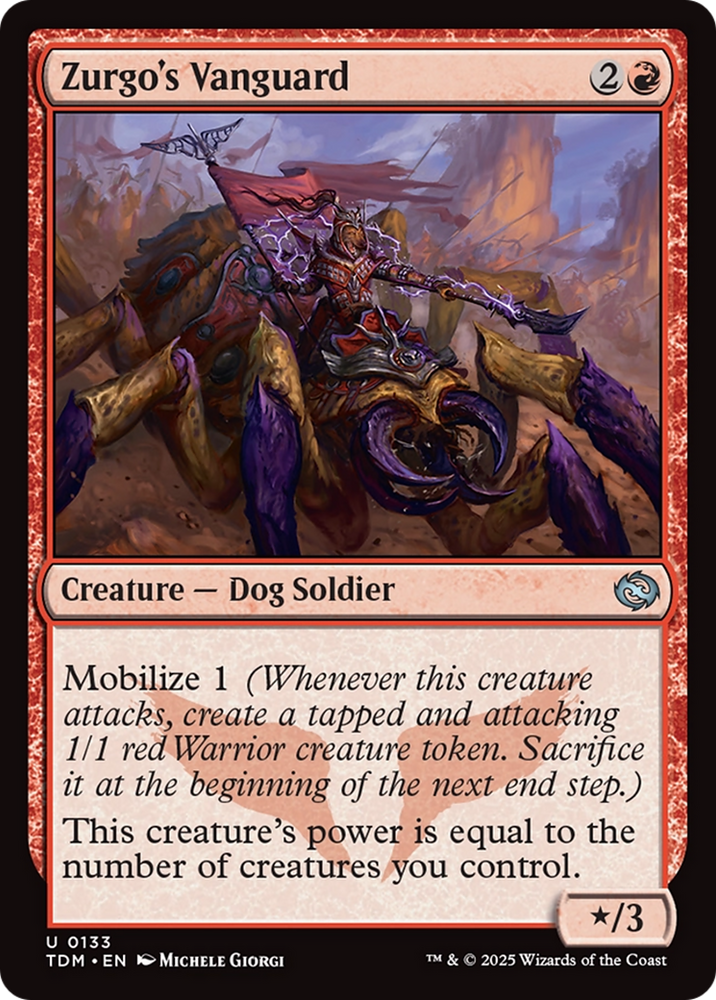 Zurgo's Vanguard [Tarkir: Dragonstorm] Magic: The Gathering