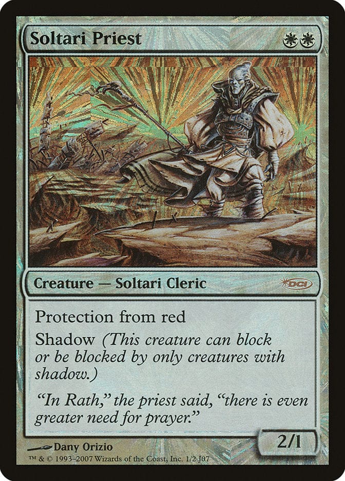 Soltari Priest [Junior Super Series] Magic: The Gathering