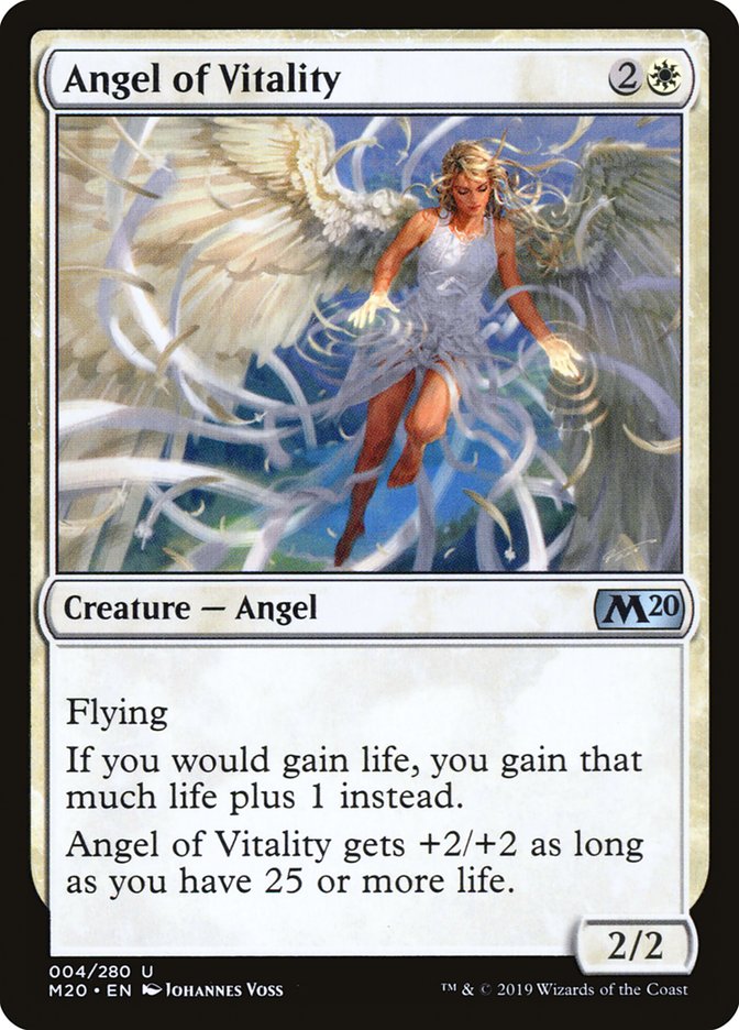 Angel of Vitality [Core Set 2020] Magic: The Gathering