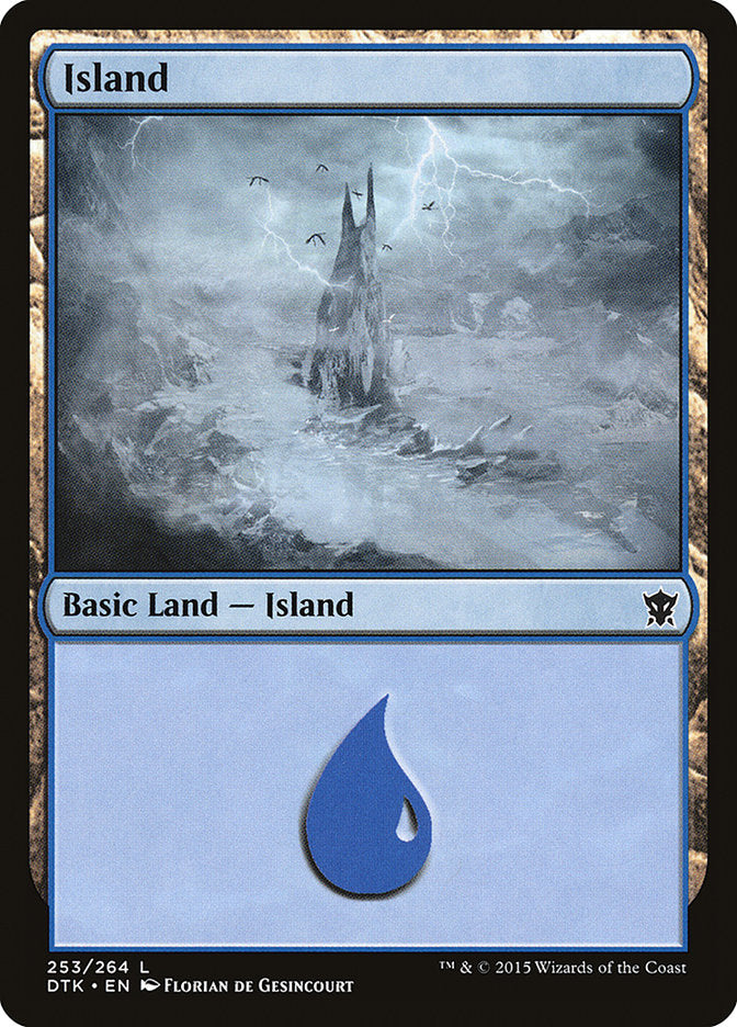 Island (253) [Dragons of Tarkir] Magic: The Gathering