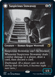 Suspicious Stowaway // Seafaring Werewolf [Innistrad: Double Feature] Magic: The Gathering