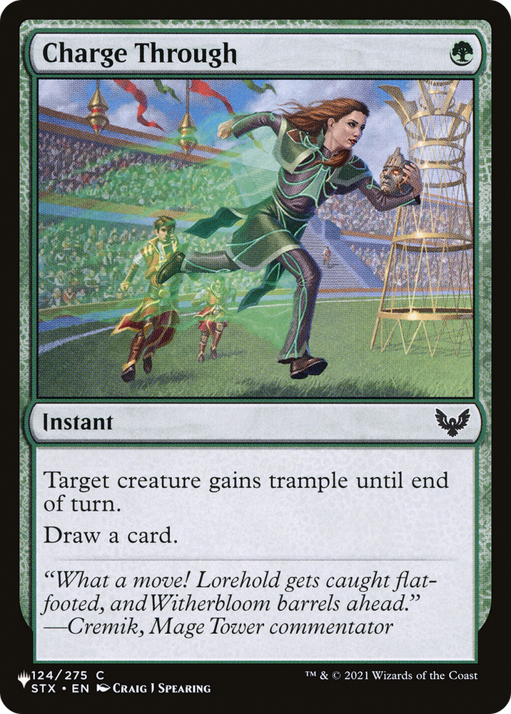 Charge Through [The List] Magic: The Gathering