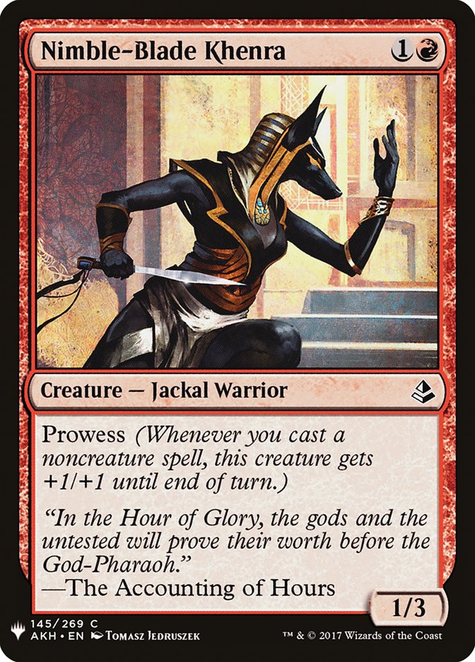 Nimble-Blade Khenra [Mystery Booster] Magic: The Gathering