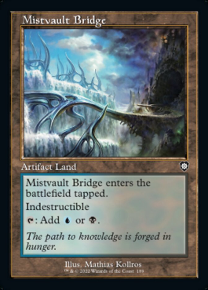 Mistvault Bridge (Retro) [The Brothers' War Commander] Magic: The Gathering