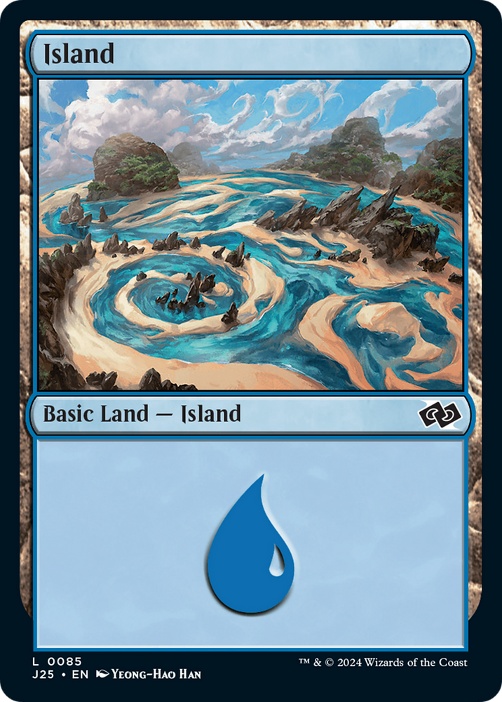 Island (85) [Foundations Jumpstart] Magic: The Gathering