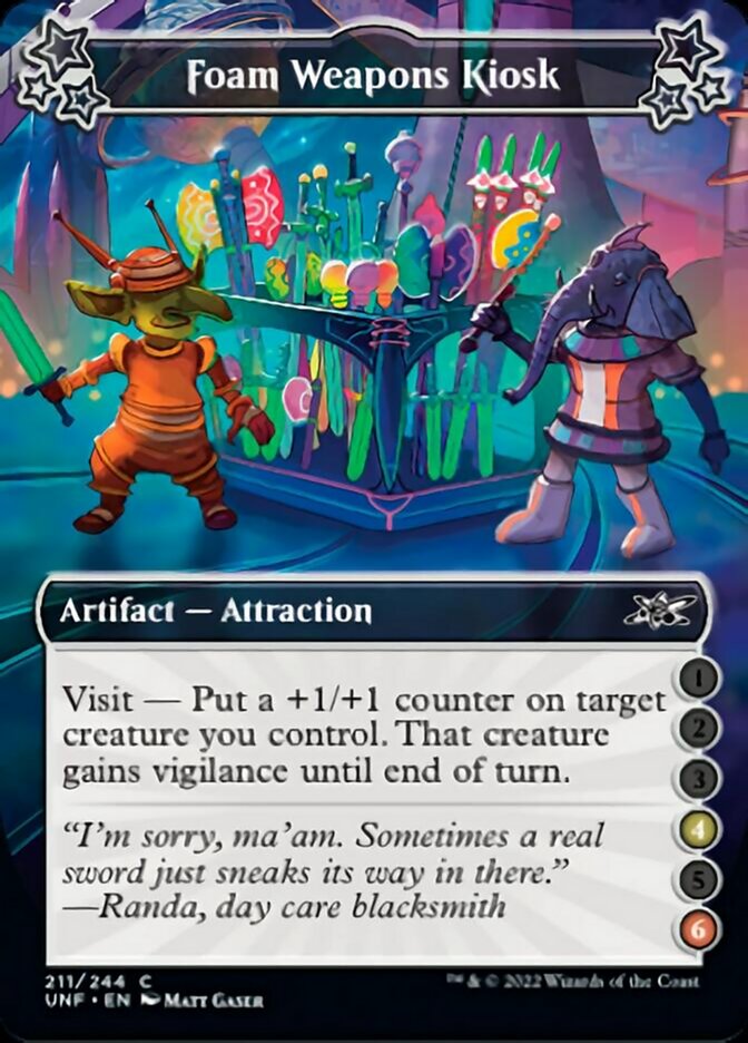 Foam Weapons Kiosk (4-6) [Unfinity] Magic: The Gathering