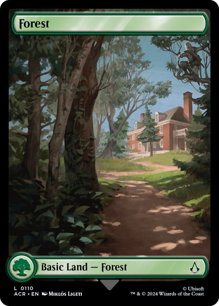Forest (0110) [Assassin's Creed] Magic: The Gathering