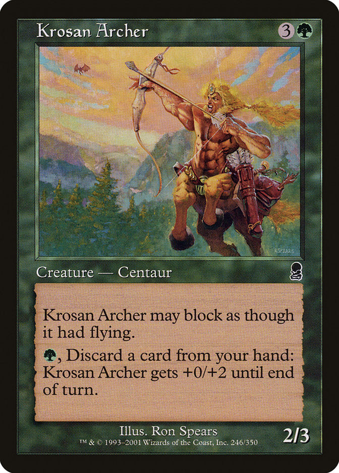 Krosan Archer [Odyssey] Magic: The Gathering