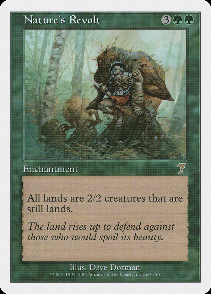 Nature's Revolt [Seventh Edition] Magic: The Gathering
