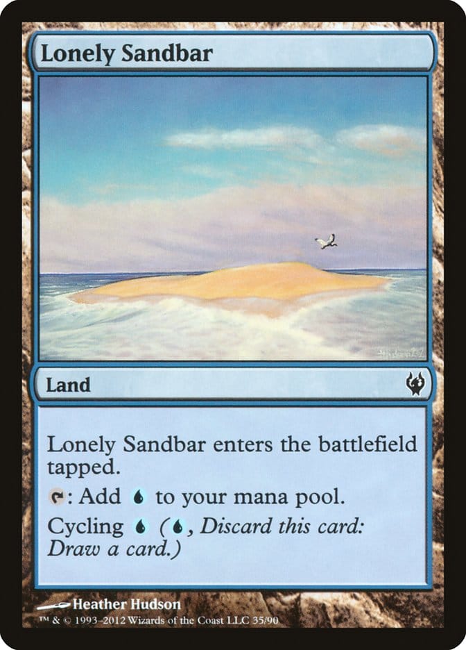 Lonely Sandbar [Duel Decks: Izzet vs. Golgari] Magic: The Gathering
