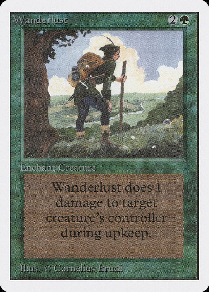 Wanderlust [Unlimited Edition] Magic: The Gathering