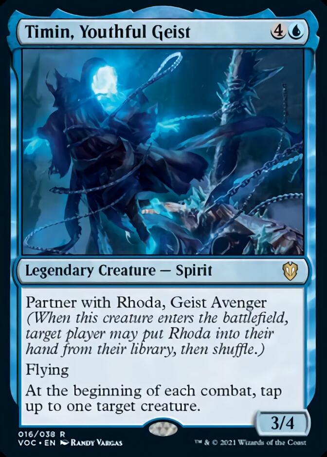 Timin, Youthful Geist [Innistrad: Crimson Vow Commander] Magic: The Gathering