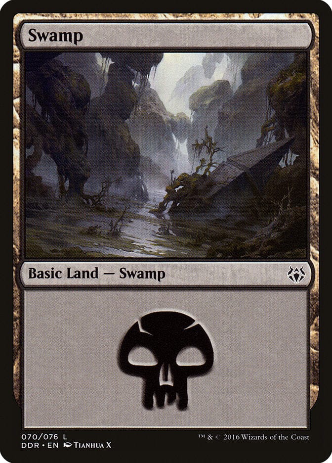 Swamp (70) [Duel Decks: Nissa vs. Ob Nixilis] Magic: The Gathering