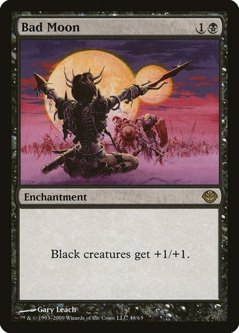 Bad Moon [Duel Decks: Garruk vs. Liliana] Magic: The Gathering
