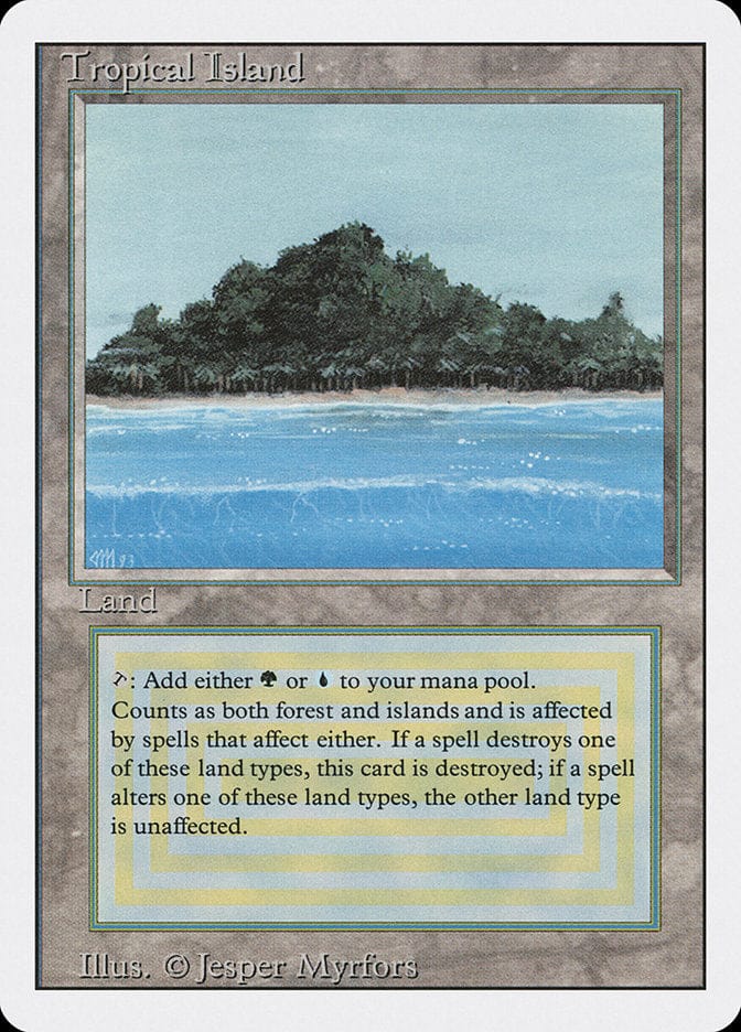 Tropical Island [Revised Edition] Magic: The Gathering