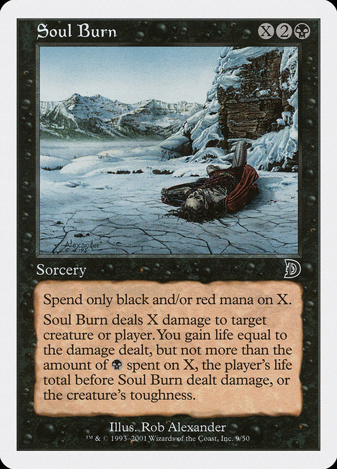 Soul Burn [Deckmasters] Magic: The Gathering
