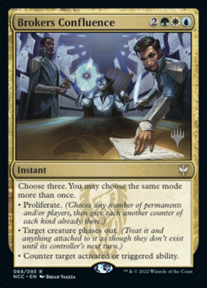 Brokers Confluence (Promo Pack) [Streets of New Capenna Commander Promos] Magic: The Gathering