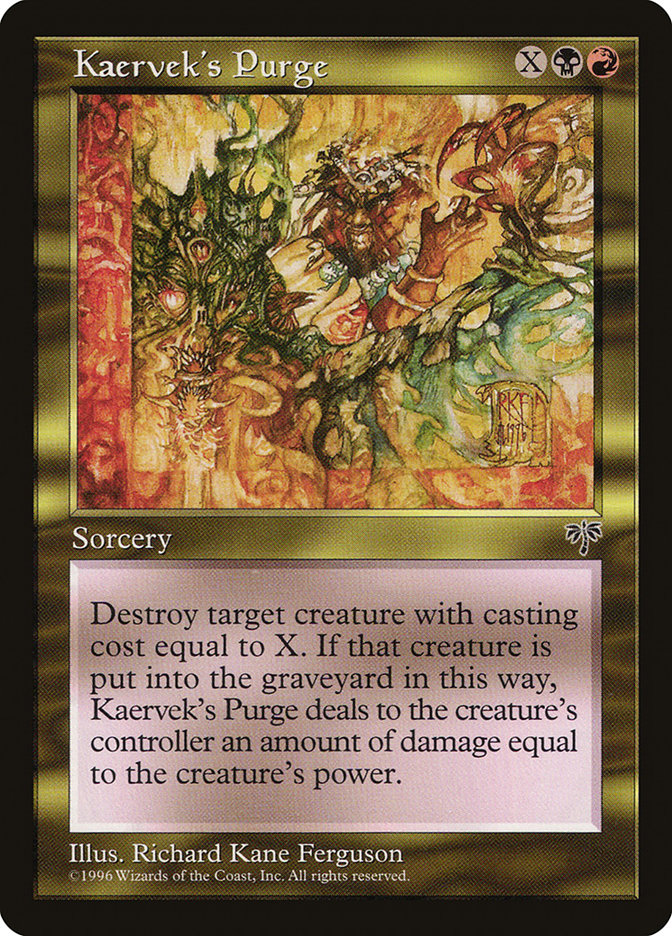 Kaervek's Purge [Mirage] Magic: The Gathering