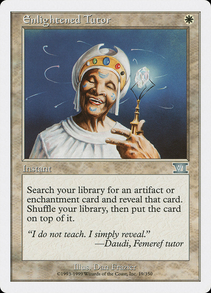Enlightened Tutor [Classic Sixth Edition] Magic: The Gathering