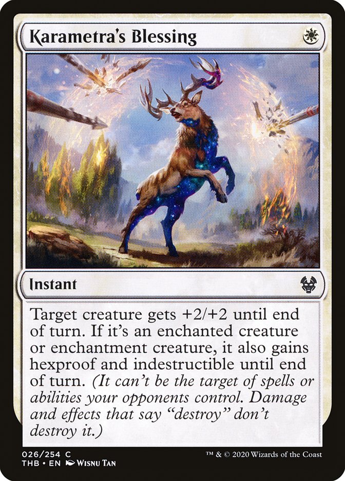 Karametra's Blessing [Theros Beyond Death] Magic: The Gathering
