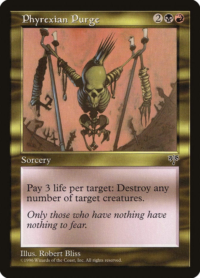 Phyrexian Purge [Mirage] Magic: The Gathering